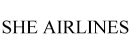 SHE AIRLINES trademark