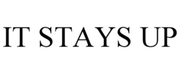 IT STAYS UP trademark