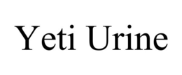 YETI URINE trademark