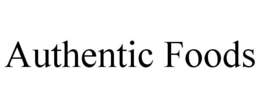 AUTHENTIC FOODS trademark