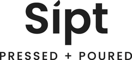 SIPT PRESSED + POURED trademark