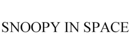 SNOOPY IN SPACE trademark