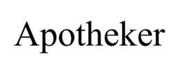 APOTHEKER trademark
