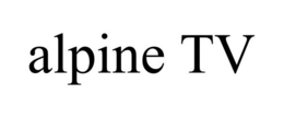 ALPINE TV trademark