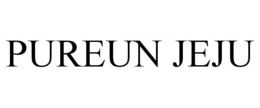 PUREUN JEJU trademark