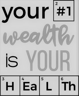 YOUR 2#1 WEALTH IS YOUR 3H4EA5LT6H trademark