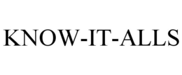 KNOW-IT-ALLS trademark