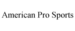 AMERICAN PRO SPORTS trademark