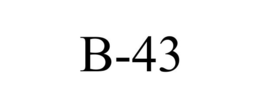 B-43 trademark