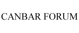 CANBAR FORUM trademark