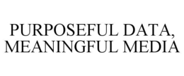 PURPOSEFUL DATA, MEANINGFUL MEDIA trademark