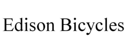 EDISON BICYCLES trademark