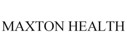 MAXTON HEALTH trademark