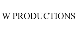 W PRODUCTIONS trademark