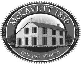 MCKAVETT 1850 GENUINE ARTICLE trademark