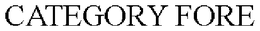 CATEGORY FORE trademark