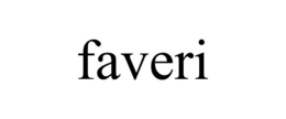 FAVERI trademark