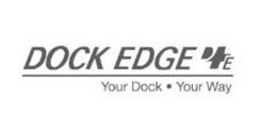 DOCK EDGE DE YOUR DOCK YOUR WAY trademark