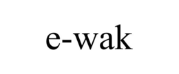 E-WAK trademark