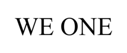 WE ONE trademark
