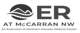 ER AT MCCARRAN NW AN EXTENSION OF NORTHERN NEVADA MEDICAL CENTER trademark