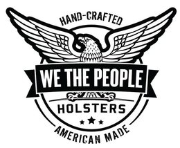 WE THE PEOPLE HOLSTERS HAND-CRAFTED AMERICAN MADE trademark
