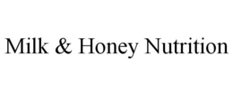 MILK & HONEY NUTRITION trademark