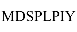 MDSPLPIY trademark
