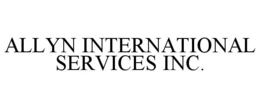 ALLYN INTERNATIONAL SERVICES INC. trademark