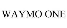 WAYMO ONE trademark