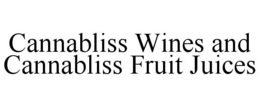 CANNABLISS WINES AND CANNABLISS FRUIT JUICES trademark