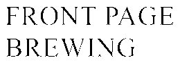 FRONT PAGE BREWING trademark