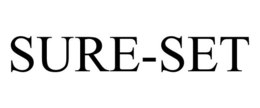 SURE-SET trademark