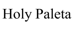 HOLY PALETA trademark