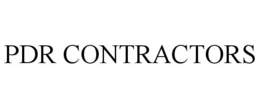 PDR CONTRACTORS trademark