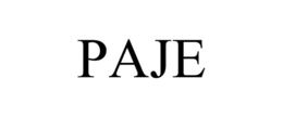 PAJE trademark