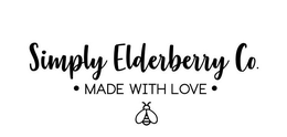 SIMPLY ELDERBERRY CO. · MADE WITH LOVE · trademark