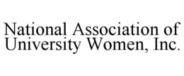 NATIONAL ASSOCIATION OF UNIVERSITY WOMEN, INC. trademark