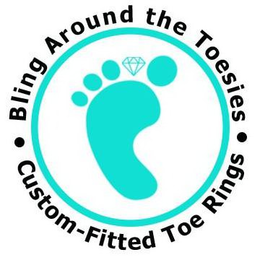 · BLING AROUND THE TOESIES · CUSTOM FITTED TOE RINGS trademark