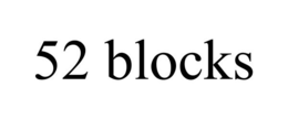52 BLOCKS trademark