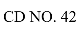CD NO. 42 trademark