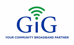 GIG YOUR COMMUNITY BROADBAND PARTNER trademark
