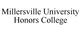 MILLERSVILLE UNIVERSITY HONORS COLLEGE trademark