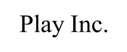 PLAY INC. trademark