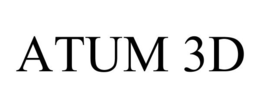ATUM 3D trademark