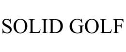 SOLID GOLF trademark
