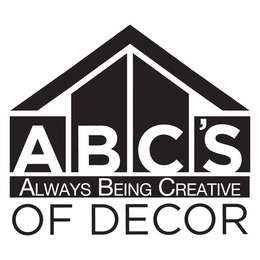 ABC'S ALWAYS BEING CREATIVE OF DECOR trademark