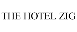 THE HOTEL ZIG trademark