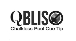 QBLIS CHALKLESS POOL CUE TIP trademark