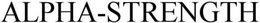 ALPHA-STRENGTH trademark